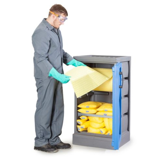 Kit d'absorbants anti-pollution , absorbants en Station S, « spécial »-Lire la description
