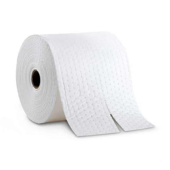 Rouleau d'absorbants  Hydrocarbures, Economy Triple heavy, 3 couches, 38 cm x 45 m-Lire la description