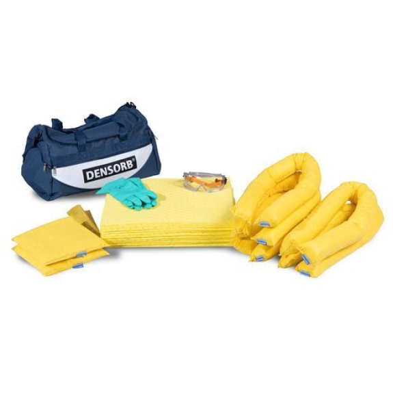 Kit d'absorbants anti-pollution  dans une housse de transp. robuste, modèle spécial-Lire la description