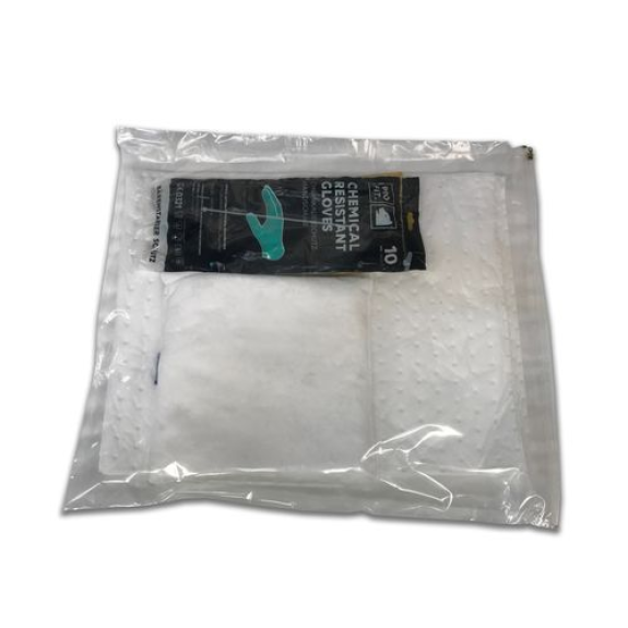 Kit dabsorbants anti-pollution mobile , absorbants en sac compact et léger, huile, 10 L-Lire la description