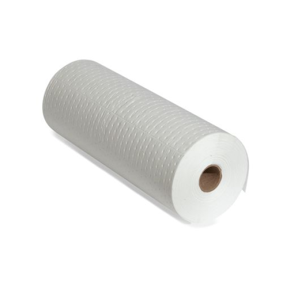 Rouleau d'absorbants  Hydrocarbures, Economy Single light, 76 cm x 45 m-Lire la description