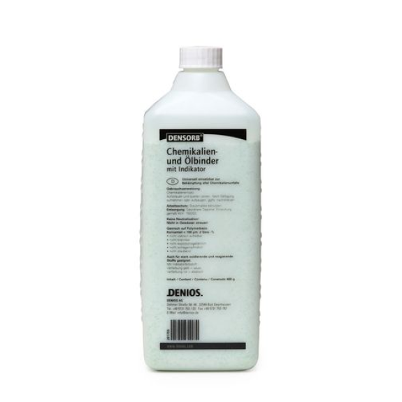Absorbant  Multi-Sorb, granulés produits chimiques/acides, indicateur, inerte, bouteille 400g-Lire la description