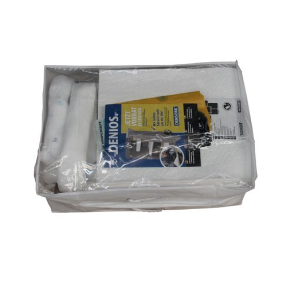 Kit d'absorbants mobile , absorbants en sac compact et léger 50 L,« hydrocarbure »-Lire la description