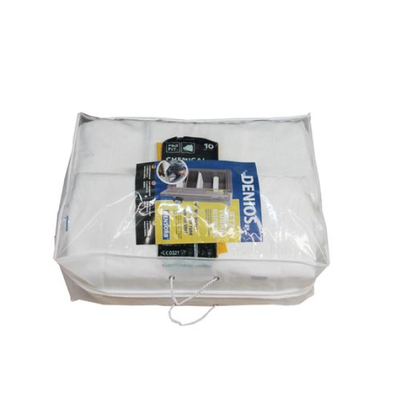 Kit d'absorbants mobile , absorbants en sac compact 75 L,« hydrocarbure »-Lire la description