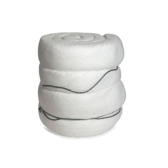 Barrages absorbants  Hydrocarbures, pour les fuites d'huile sur l'eau, 6 m x 20 cm, 2 pièces-Lire la description