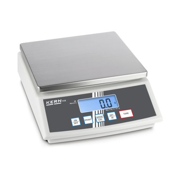 Balance de table FCB, double affichage sur la partie arrière, jusquà 3 kg, d = 0,1 g Balance de table FCB, double affichage sur la partie arrière, jusquà 3 kg, d = 0,1 g-Lire la description