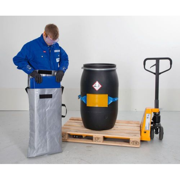 Sac pour bac de rétention souple jusqu'à 210 litres-Lire la description