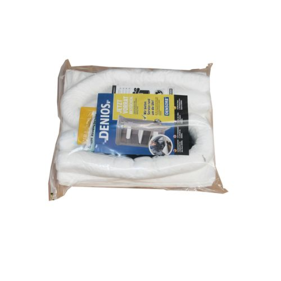 Kit d'absorbant Hydrocarbures, en sacoche transparente, capacité d'absorption de 22 litres-Lire la description