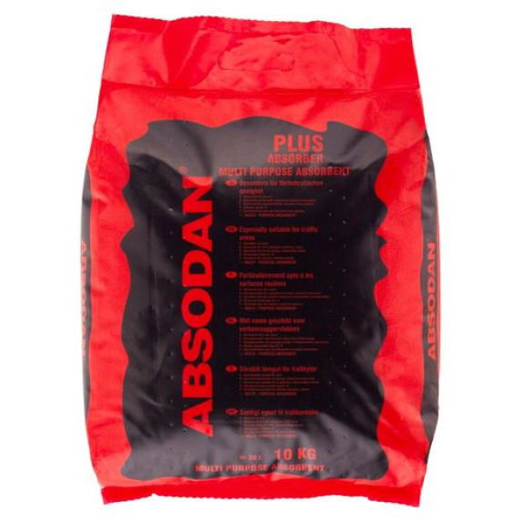 Granulés absorbants Universel Absodan Plus pour huiles, grain fin pour surfaces de circulation, 10kg-Lire la description