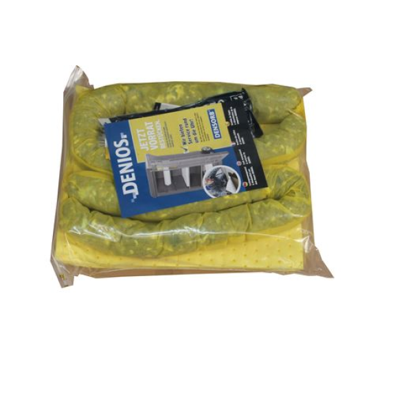 Kit d'absorbants Spécial, en sacoche transparente, capacité d'absorption de 22 litres-Lire la description