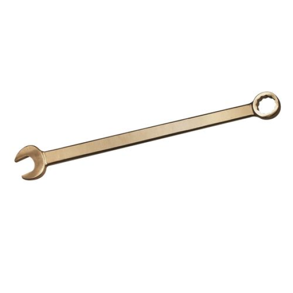 Clé mixte, 46 mm, extra long, bronze spécial, sans étincelles, pour zones ATEX-Lire la description