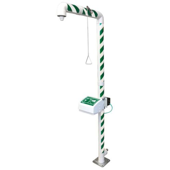 Douche de sécurité et lave-yeux MD 250/50, chauffée, hors-gel jusqu'à -15°C-Leggi tutto