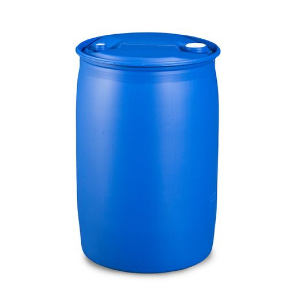 Fût à bonde en plastique, bouchon à vis 3/4'' et 2'', 120 litres-Lire la description