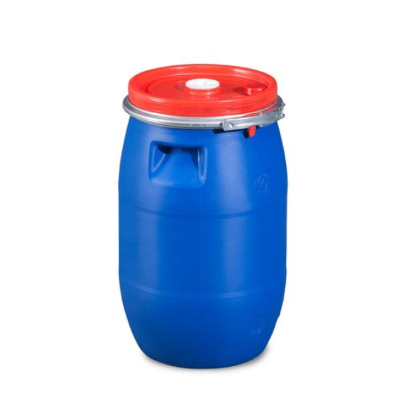 Fût plastique avec couvercle et bonde, 30 litres-Lire la description