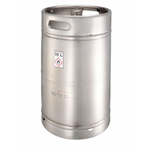 Fût de sécurité, inox, avec bouchon à vis, 50 litres Fût de sécurité, inox, avec bouchon à vis, 50 litres-Lire la description