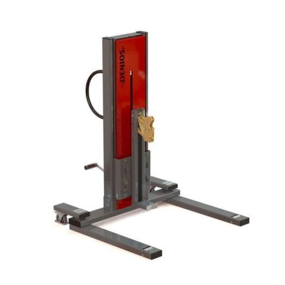 Lève-fût Servo Ex, pince à fût, pour fûts acier de 60 à 200l, châssis large, levée de 0-905mm, ATEX-Beschreibung lesen