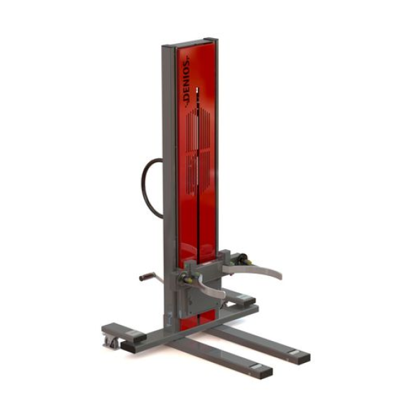 Lève-fût Secu Ex, pince à fût, pour fûts de 200/220l, châssis étroit, levée de 120-1200 mm, ATEX-Lire la description