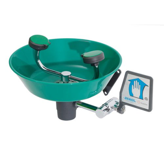 Lave-yeux G 1750-P, vasque en plastique, vert-Lire la description
