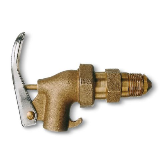 Robinet de soutirage en laiton 3/4", auto fermant Robinet de soutirage en laiton 3/4", auto fermant-Lire la description