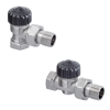Robinet thermostatique  avec pré-réglagege en continu équerre DN15 Réf 3451-02.000