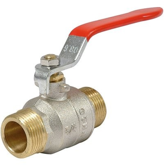 Vanne mâle mâle - Dn: 15 | Filetage: 1/2'' | Pn: 25 bar | L: 58 | L1: 84 | H: 44 Vanne mâle mâle - Dn: 15 | Filetage: 1/2'' | Pn: 25 bar | L: 58 | L1: 84 | H: 44-Lire la description