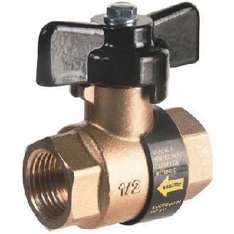 Vanne a clapet anti-retour PN 16 - L: 52 | Filetage : 1/2'' | L1: 35 | H: 49-Lire la description