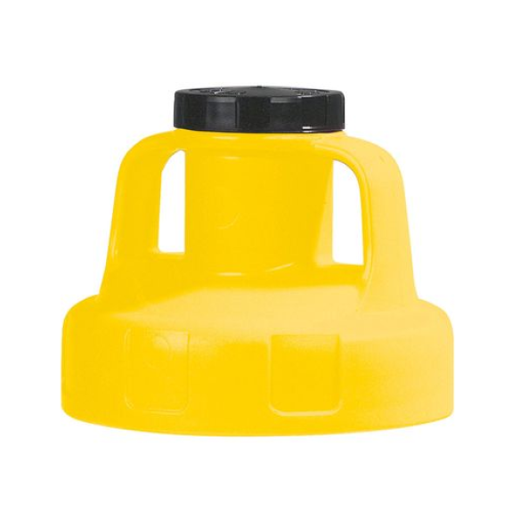 Couvercle fonctionnel pour flacon, pour pompe, jaune Couvercle fonctionnel pour flacon, pour pompe, jaune-Lire la description