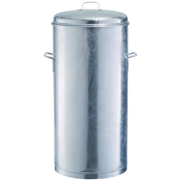 Couvercle pour poubelle 60 litres, galvanisé Couvercle pour poubelle 60 litres, galvanisé-Lire la description