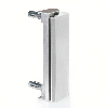 Gâche inox pour serrure de portail battant  "SAKLQF" pour profil carré de 40 à 60 m/m