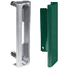 Gâche inox pour serrure de portail battant  "SAKLQF" pour profil carré de 40 à 60 m/m