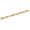 Vis seule  - Ø x L.: M4 x 70 mm | Finition: Laiton nickelé