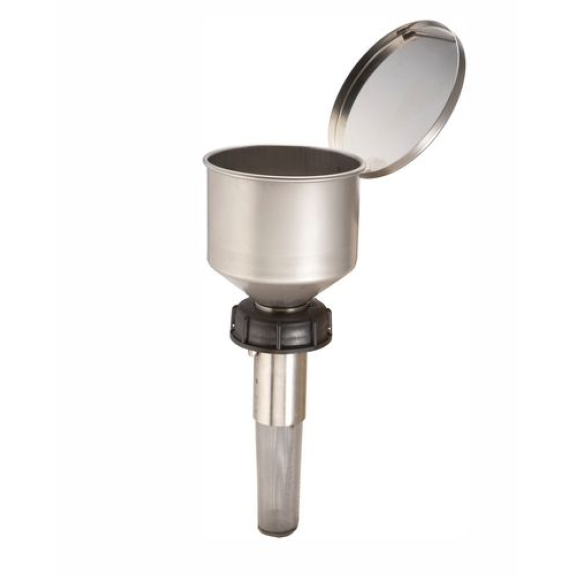 Entonnoir en inox pour bidon en PE avec filetage H71 Entonnoir en inox pour bidon en PE avec filetage H71-Lire la description