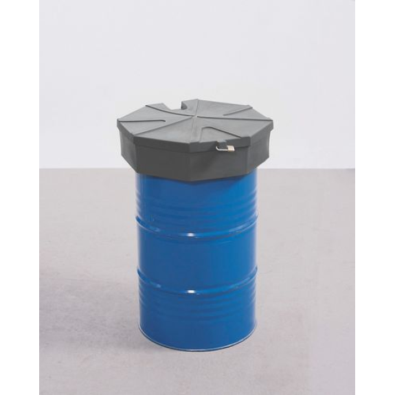 Entonnoir en polyéthylène (PE), forme de gaufre, volume de 22 litre, avec couvercle et tamis-Lire la description