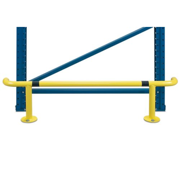 Arceau de protection pour rayonnages, 1250 x 600 mm, jaune Arceau de protection pour rayonnages, 1250 x 600 mm, jaune-Lire la description