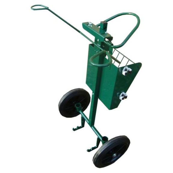 Chariot de nettoyage pour poubelles, hauteur pour récipients réglable de 885 à 1135 mm-Leggi tutto
