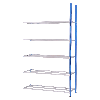 Rayonnage tubulaire AXEL 5 niveaux - Elément suivant 60 x 100 x 200cm