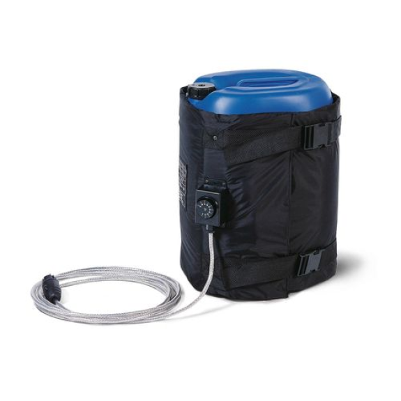 Couverture chauffante pour fûts de 30 l, thermostat 0 90°C, 870 - 1020 mm, 200 Watt-Lire la description