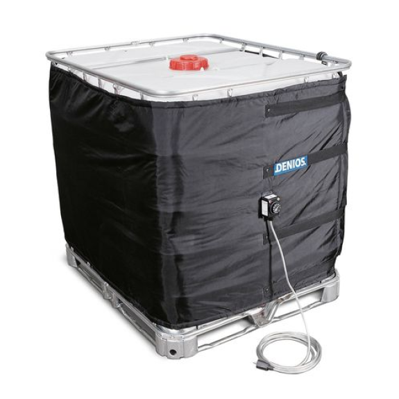 Couverture chauffante pour cuve IBC de 1000 litres, thermostat 0 - 90°C, 4060 - 4310 mm, 2000 Watt-Lire la description