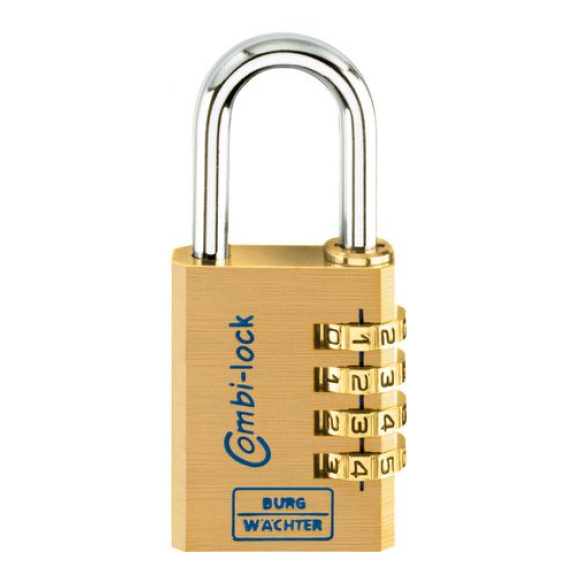 Cadenas à combinaison Combi 80 40 M, avec corps en laiton massif Cadenas à combinaison Combi 80 40 M, avec corps en laiton massif-Lire la description
