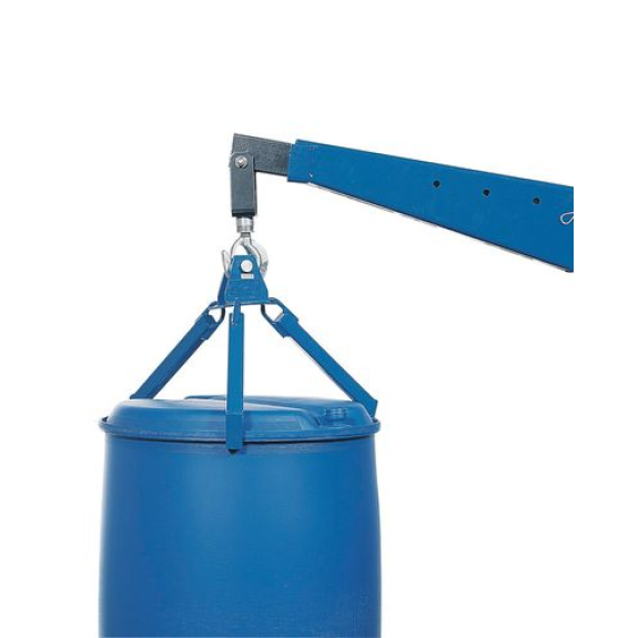 Pince de levage P 360, pour levage vertical de fûts acier 200 l et de fûts L-Ring plastique de 220 l-Lire la description