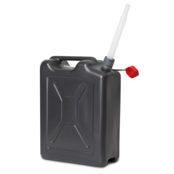 Jerrican de sécurité en plastique, volume de 20 litres-Lire la description