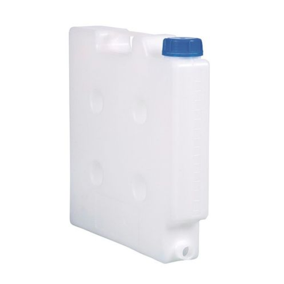 Jerrican étroit, avec manchon fileté, 5 litres Jerrican étroit, avec manchon fileté, 5 litres-Lire la description