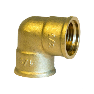 Coude FF 90° laiton  Ø 1/2"-Lire la description
