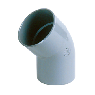Coude MF 45° PVC décharge  Ø 315*-Lire la description