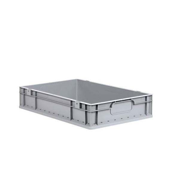 Bac gerbable Europe classic-line B, poignées encastrées grises, PP, 600 x 400 x 120 mm, UV = 8 pcs Bac gerbable Europe classic-line B, poignées encastrées grises, PP, 600 x 400 x 120 mm, UV = 8 pcs-Lire la description