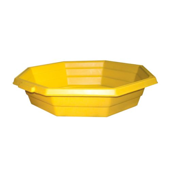 Bac pliable octogonal, avec fixation pour couvercle, 80 litres-Lire la description