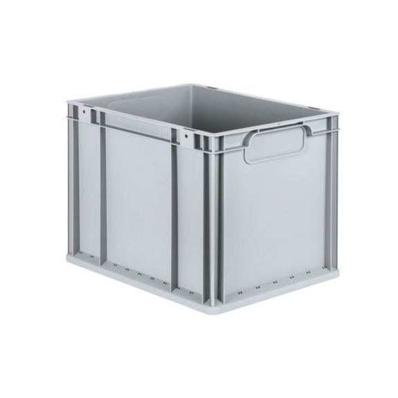 Bac gerbable Europe classic-line B, poignées encastrées grises, PP, 400 x 300 x 320 mm, UV = 4 pcs Bac gerbable Europe classic-line B, poignées encastrées grises, PP, 400 x 300 x 320 mm, UV = 4 pcs-Lire la description