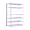 Rayonnage tubulaire ICARE 7 niveaux - Element suivant - L121cm x H200 x P35cm - PROVOST