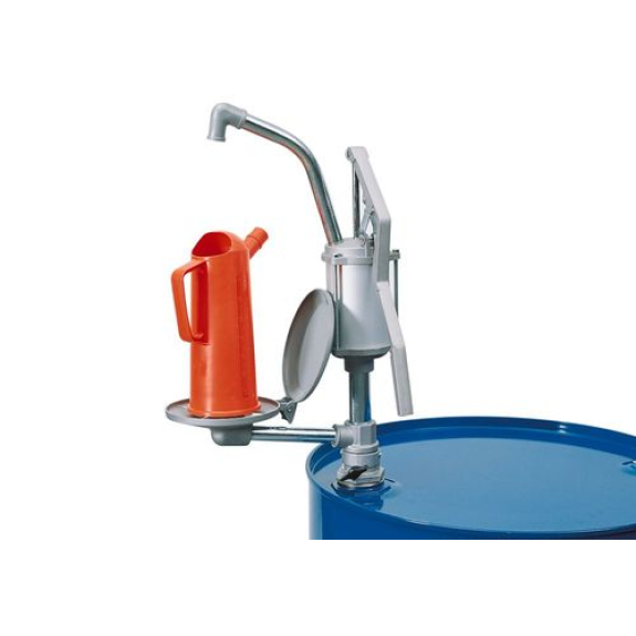 Pompe manuelle à levier, en aluminium, pour huiles minérales et antigels, avec bras pivotant-Leggi tutto