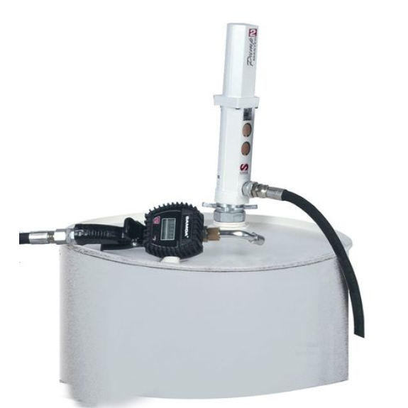 Pompe pneumatique pour huiles DP3 F, pour fûts, débit environ 30 litres/min-Lire la description